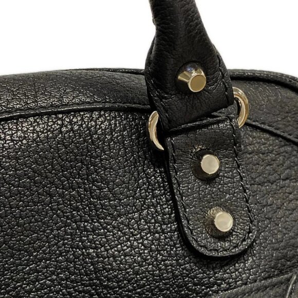 BALENCIAGA - Black Leather Handbag 451-082925 - Picture 8 of 14